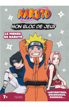 Bloc de jeux naruto - le monde de naruto