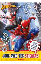 Marvel spider-man - joue avec tes stickers - colle tes stickers pour trouver la solution des jeux !