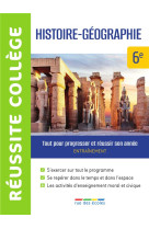 Reussite college histoire-geographie 6e