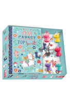 Mon carnet top secret licornes - coffret avec mini gommes