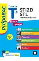 Prepabac - toute la terminale sti2d/stl - controle continu et epreuves finales - revision