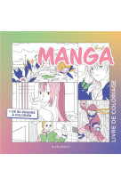 Livre de coloriage manga