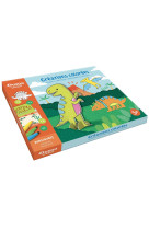 Mon coffret d'artiste - creations colorees - dinosaures