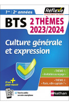 Memo bts culture generale et expression - 2 themes - 2023/2024 - n  98