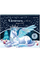 Licornes de reve - carnet creatif - magie de noel