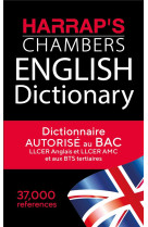 Dictionnaire anglais unilingue - harrap's chambers english dictionary - autorise au bac - dictionnai