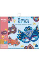 Ma pochette d'artiste - masques pailletes