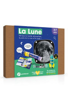 La lune - kit ludo-educatif 3-7 ans - fabrique ta lunette astronomique, ta carte lunaire et ta fusee