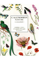 Calendrier nature a colorier