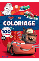 Disney pixar cars - coloriage avec plus de 100 stickers (flash mcqueen et martin)