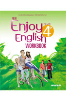 New enjoy english - anglais 4e - workbook - version papier