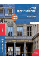 Fondamentaux  - droit constitutionnel 2022-2023