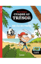 Mon roman chasse au tresor - sur l-ile des pirates