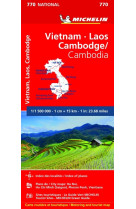 Carte nationale monde - carte nationale vietnam laos cambodge