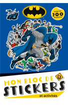 Batman - mon bloc de stickers et activites