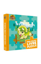 Jurassic world explorers - mon grand livre puzzle