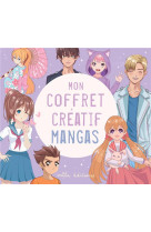 Mon coffret cre atif - mangas - un livre de coloriage, 5 feutres et des stickers