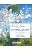 Affiches a colorier : chefs d-oeuvre de l-impressionnisme