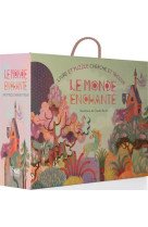 Le monde enchante - livre et puzzle cherche et trouve