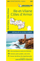 Carte departementale france - carte departementale cotes d-armor, ille-et-vilaine