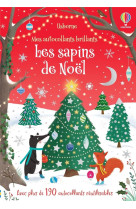 Les sapins de noel - mes autocollants brillants