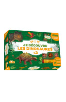 Je decouvre les dinos - coffret avec lampe et kit excavation