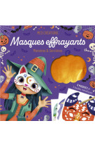 Pochette masques effrayants monstres et sorcieres