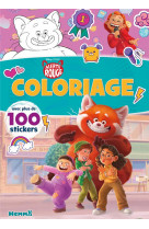 Disney pixar alerte rouge - coloriage avec plus de 100 stickers
