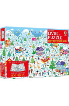 Les labyrinthes de noel - coffret livre et puzzle