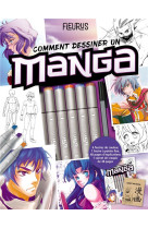 Comment dessiner un manga - avec 6 feutres pro et 1 marqueur