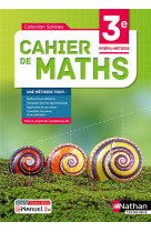 Cahier de maths 3e prepa-metiers - livre + licence eleve - 2021