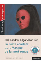 La peste ecarlate suivi du masque de la mort rouge - classiques et contemporains