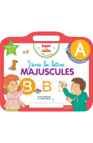 Sami et julie - ardoise j-ecris les lettres majuscules 3-5 ans