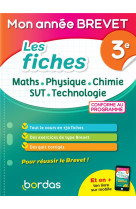 Mon annee brevet les fiches maths physique chimie svt technologie 3e