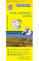 Carte departementale france - carte departementale aisne, ardennes, marne