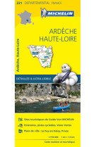 Carte departementale france - carte departementale ardeche, haute-loire