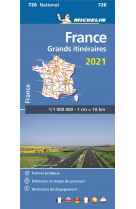 Carte nationale france - carte nationale grands itineraires france 2021