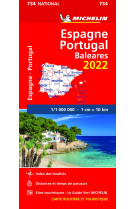 Carte nationale europe - carte nationale espagne, portugal 2022