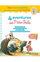 Cocorico je sais lire ! 1eres lectures avec les p-tites poules - 4 aventures des p-tites poules - ni