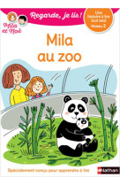 Regarde je lis! une histoire a lire tout seul - mila au zoo niveau 2