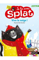 Vive la neige ! - je lis avec splat - niveau 2 - vol08