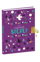 Mon carnet secret - sorcieres - journal intime avec cadenas a completer