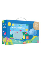 Mon premier livre de bain - au bain bebe elephant !