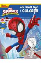 Marvel spidey et ses amis extraordinaires - mon premier bloc a colorier (spidey toile)