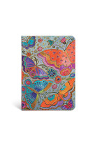 Carnet a couverture rigide papillons - midi - ligne - 176 p.