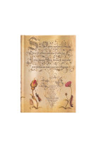 Carnet a couverture rigide rose flamande - midi - ligne - 144 p.