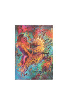 Carnet a couverture rigide dragon bourdonnant - midi - non ligne - 144 p.