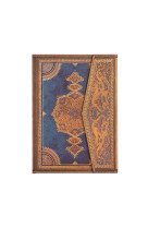 Carnet a couverture rigide safavide indigo - midi - non ligne - 144 p.