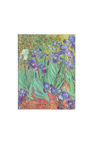 Carnet a couverture rigide iris de van gogh - ultra - ligne - 144 p.