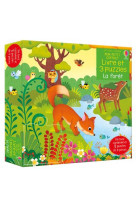 La foret - mon petit coffret livre et 3 puzzles